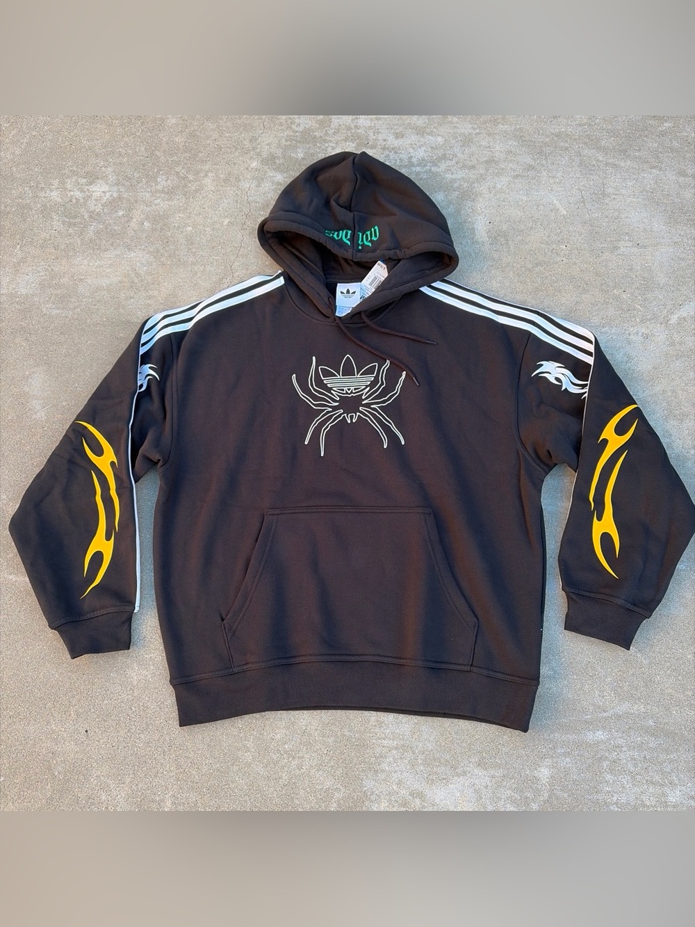 NWT Adidas Spiders Loose Pullover Sweatshirt Hoodie - Men’s JW0223